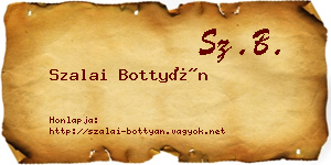 Szalai Bottyán névjegykártya